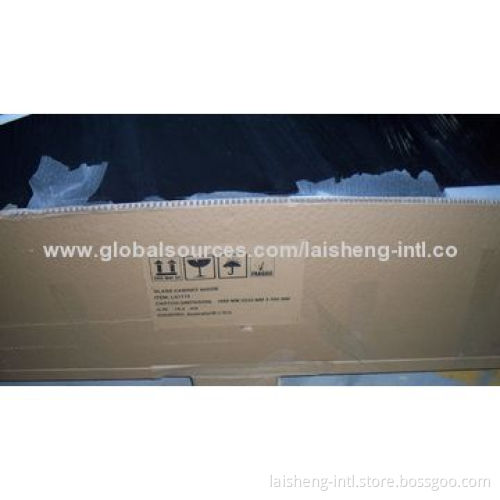 Fashion wooden display cabinet for sunglasses, MDF with veneer finishing store fixtures